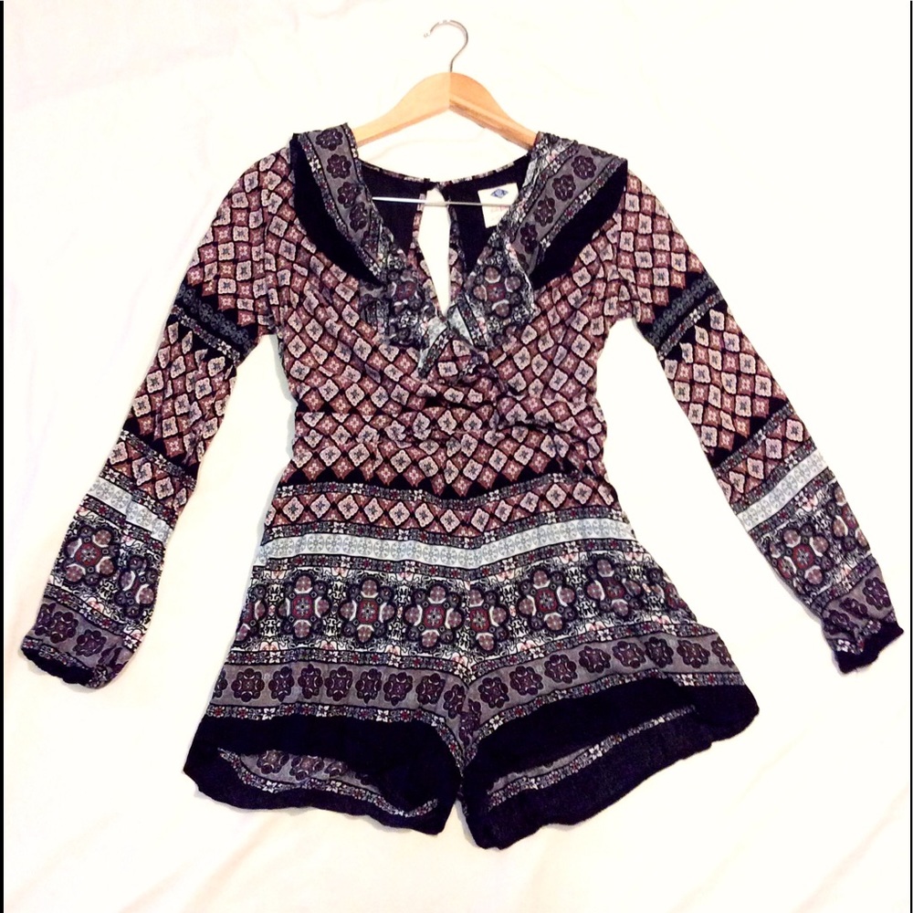 Sadie Robertson V-Neck Romper