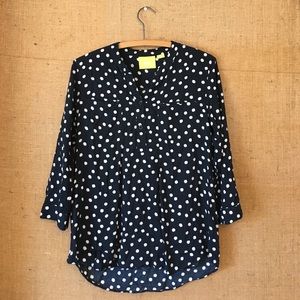 Polka Dot Maeve Blouse (Anthropologie) Size Medium