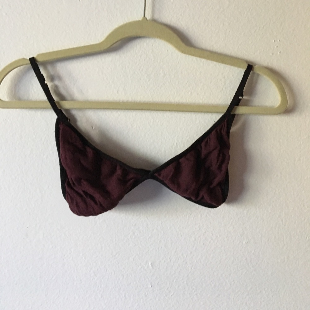 Red bralette