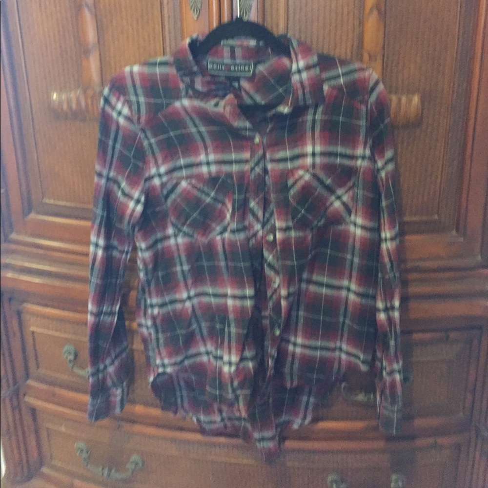 Plaid long sleeve