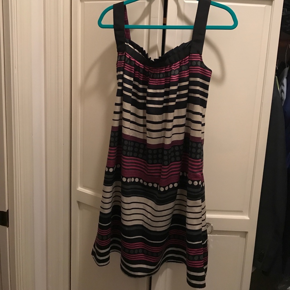Zara Striped Shift Dress 👗 size Medium