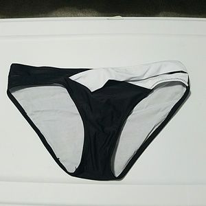 Black/White Bathing Suit Bottoms