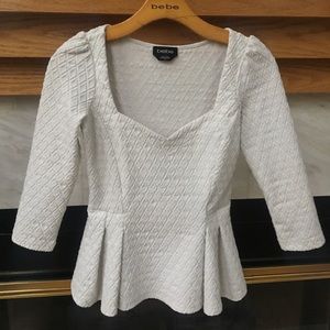 🌼Bebe Peplum Top🌼