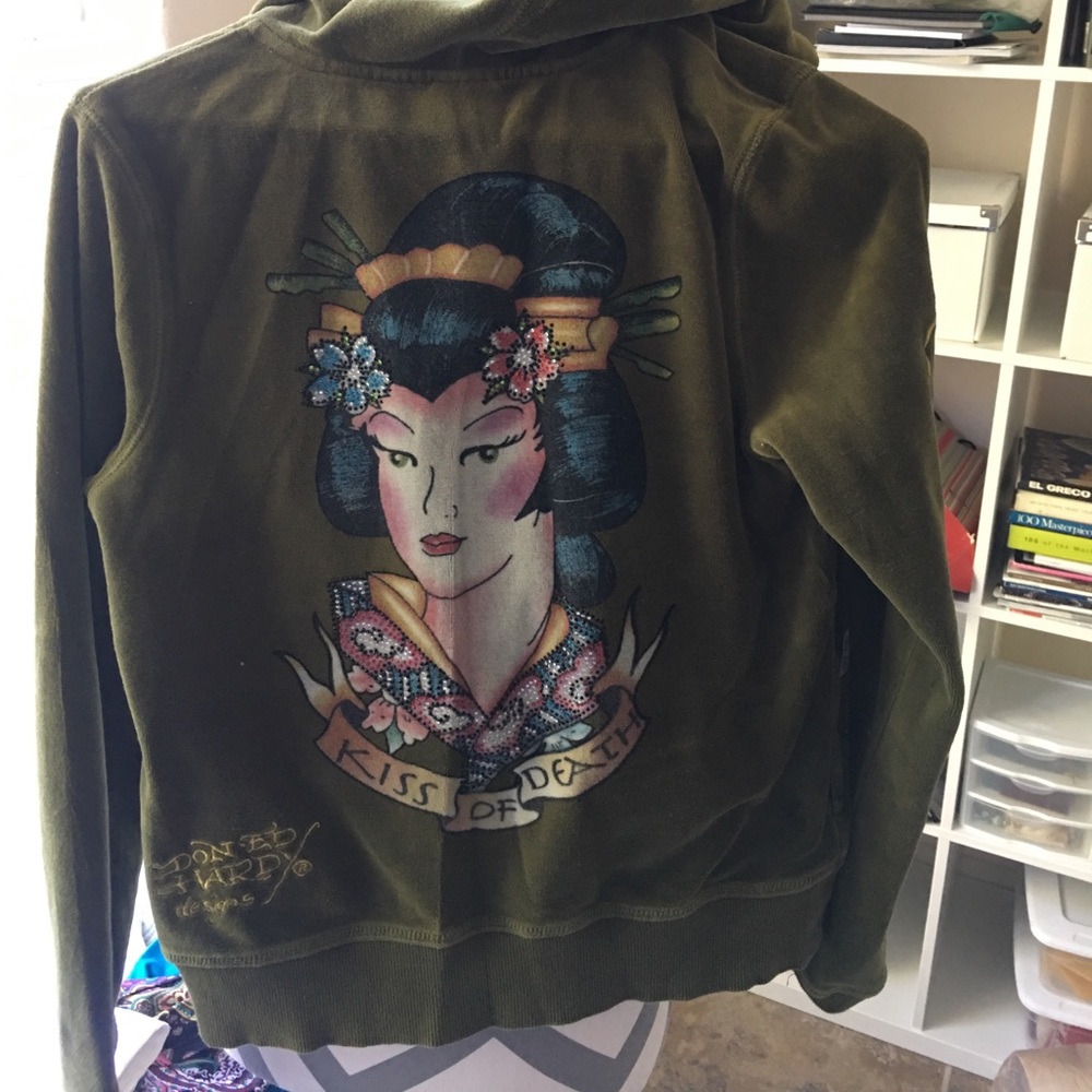 Beautiful Ed Hardy velour