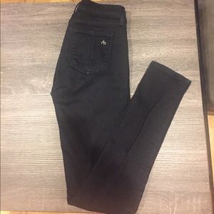 rag & bone black skinny jeans