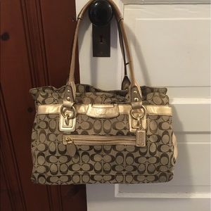 Coach monogram bag