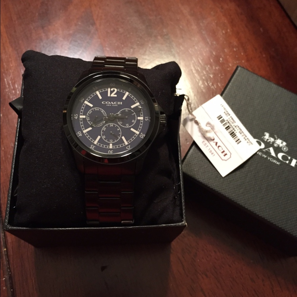 Brand new with tags coach black watch