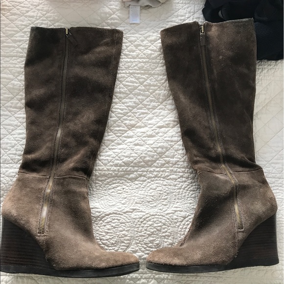 Frank Surto wedge suede boots - Picture 1 of 4
