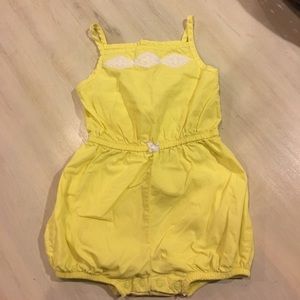 Yellow Romper- Carter's