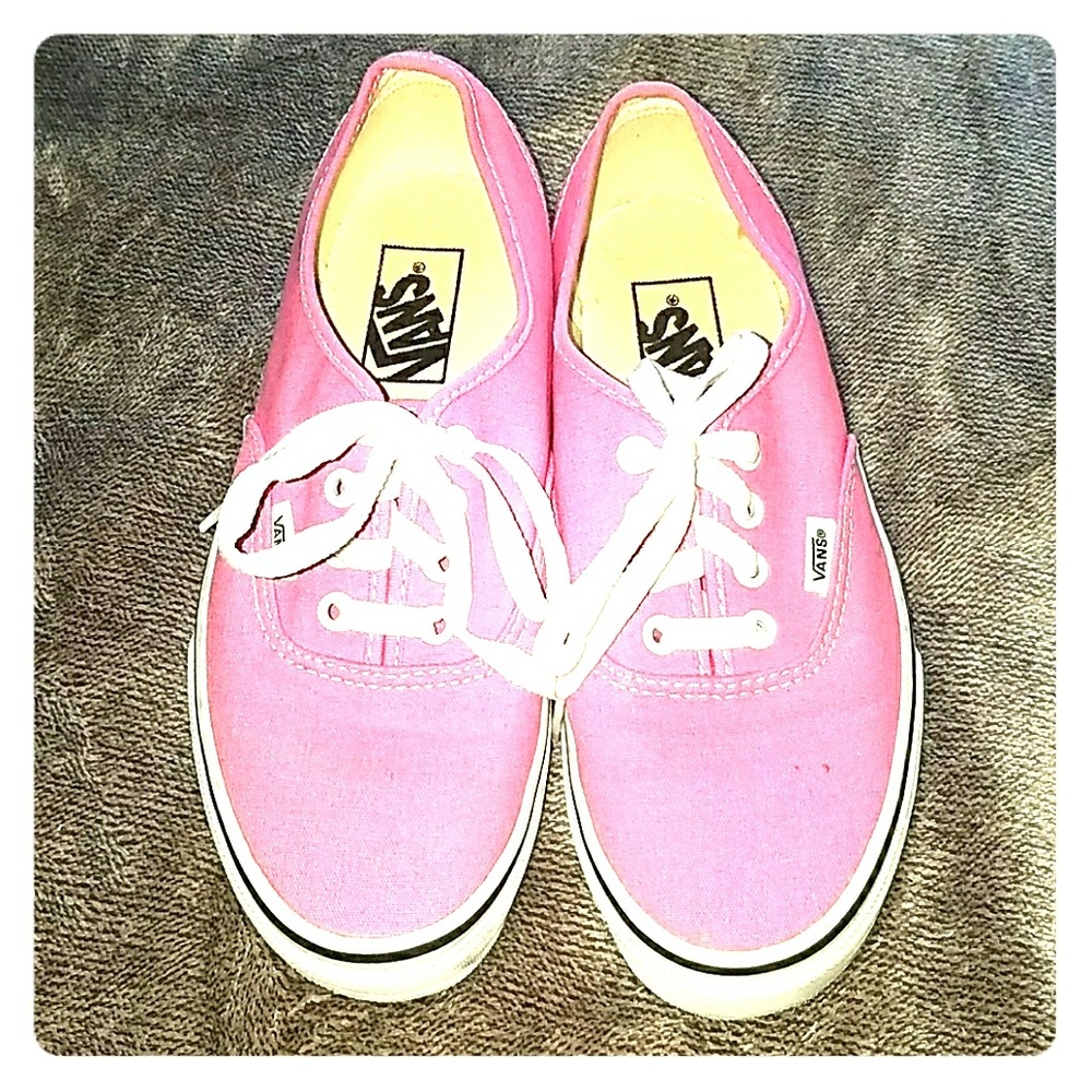 Pink Vans 7.5