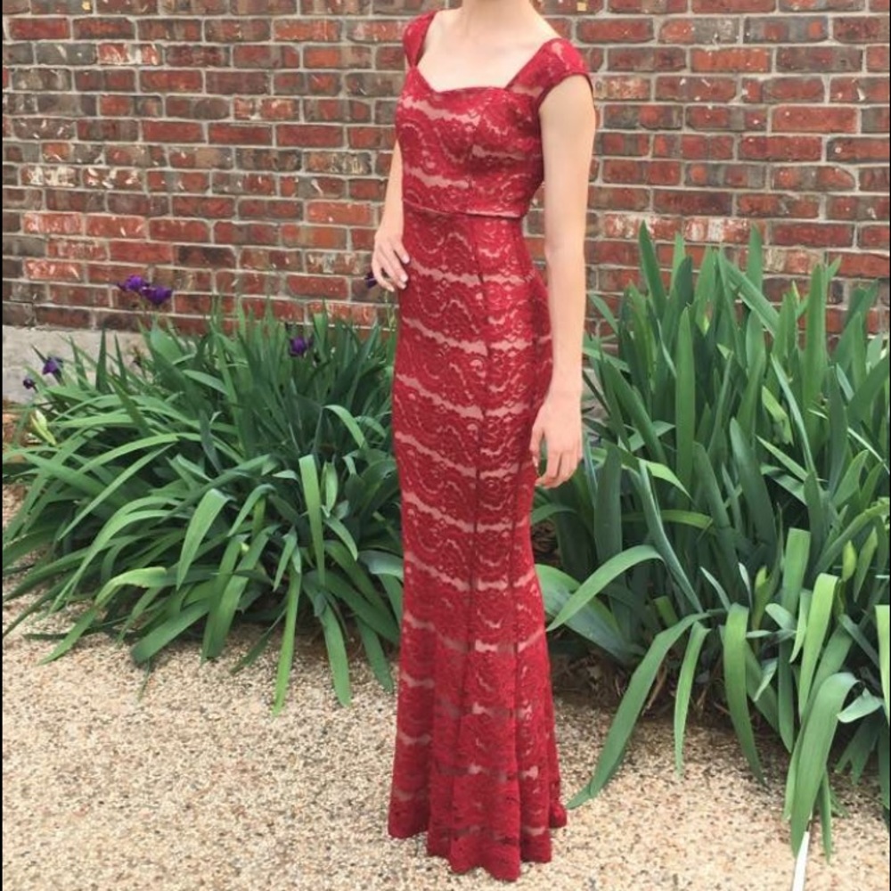 Long Red Dress