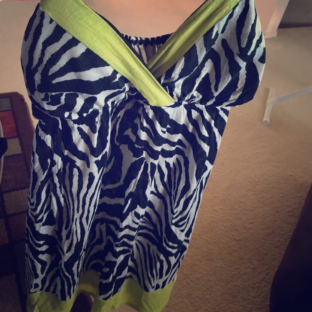 "Zebra print dress"