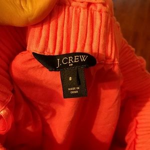 J Crew hot pink linen/cotton skirt