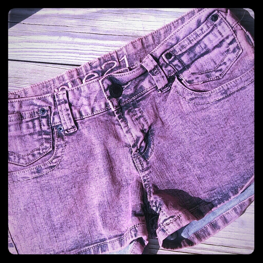 NWT Purple Jean Shorts