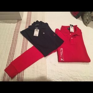 2 NWT boys L 14-16 Polo Ralph Lauren long sleeve