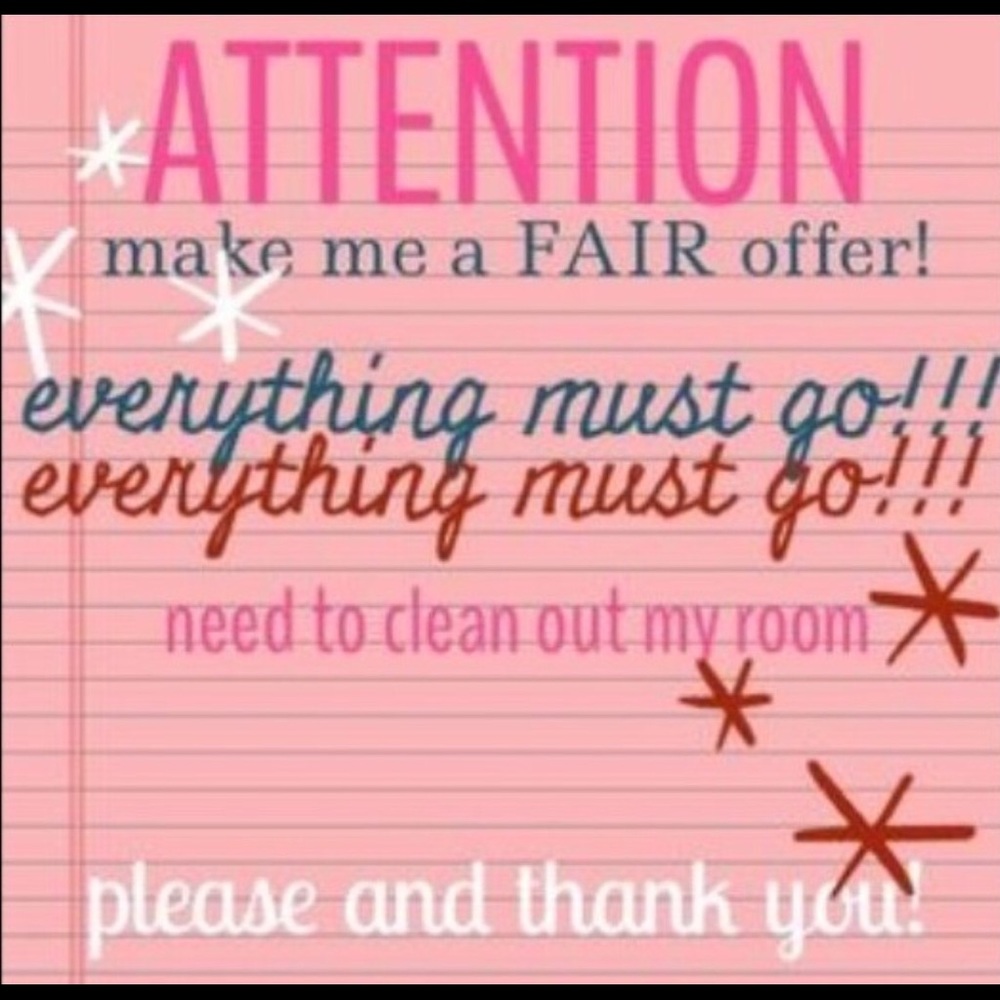 Please make me a fair offer😊