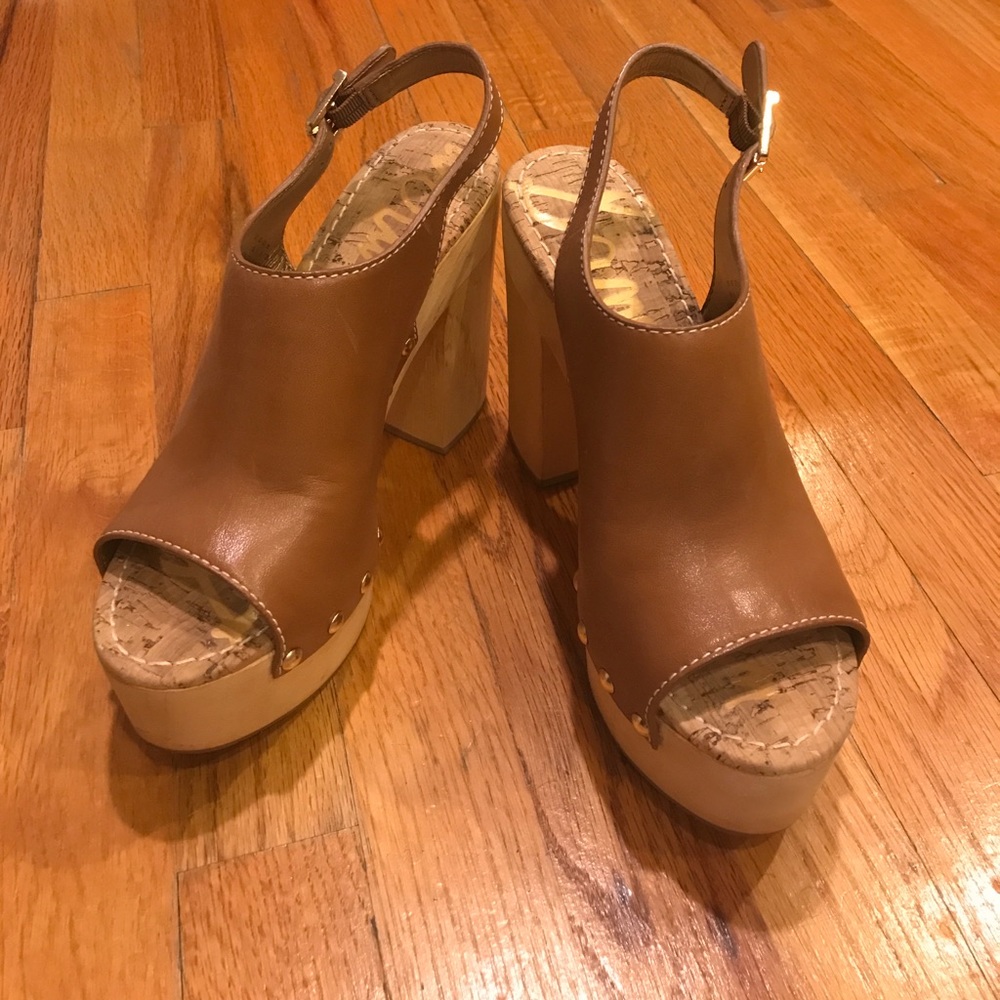 Price drop! Sam Edelman cork wedges NWOT
