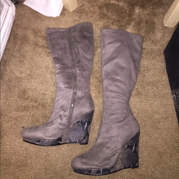 Metaphor wedged boots - Picture 4 of 6