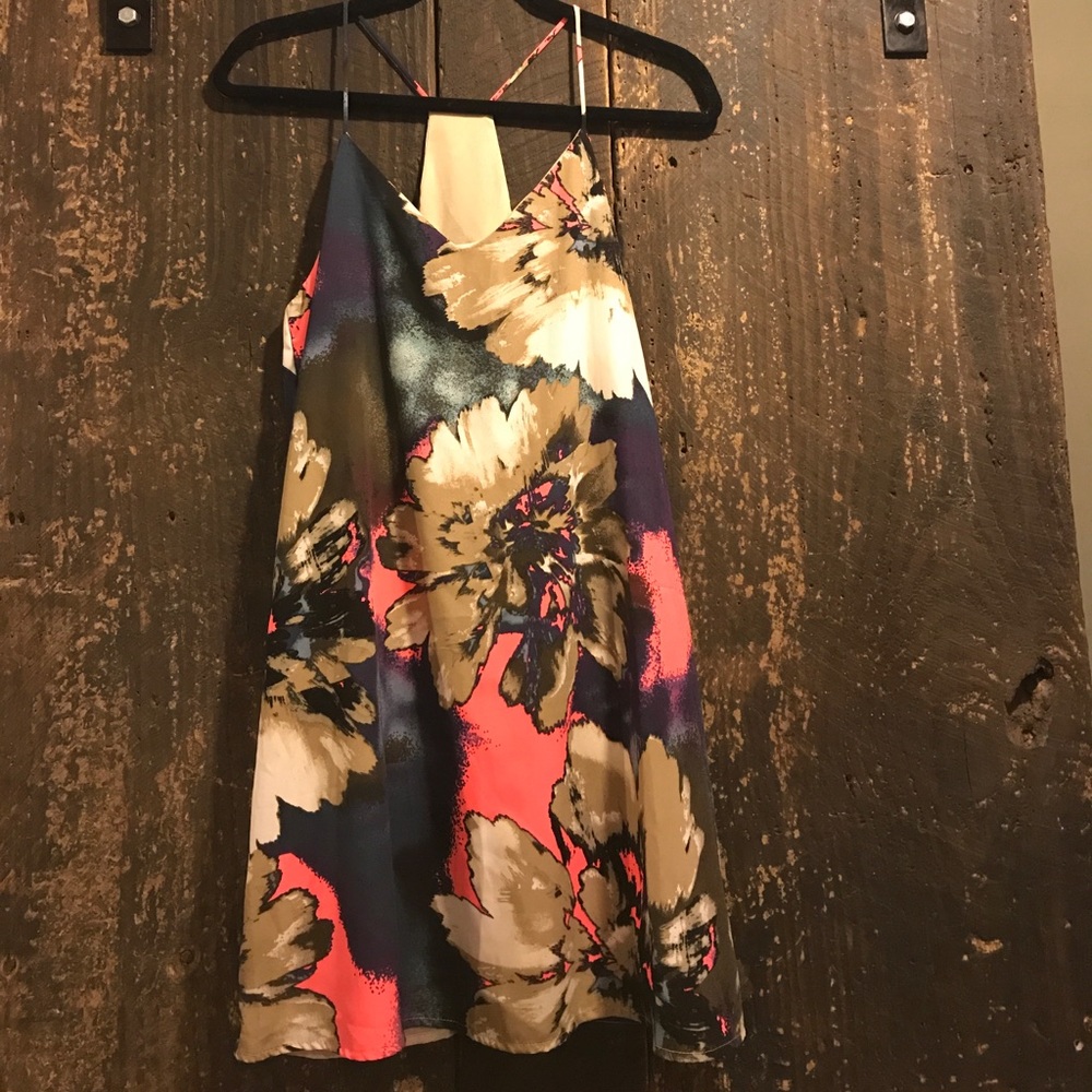 Floral Spaghetti Strap Dress