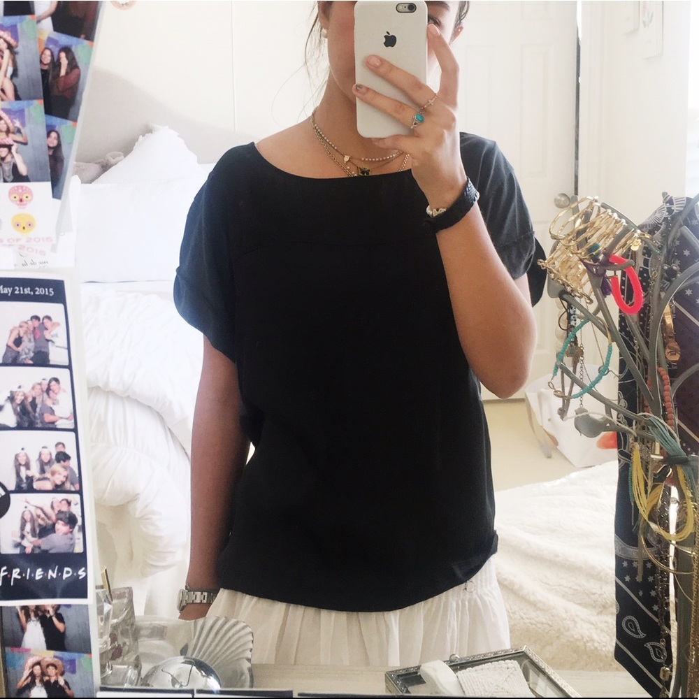 CLOSET CLOSING! Zara Basic Silky Box Fit Tee