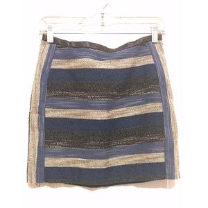 STRIPED MINI SKIRT