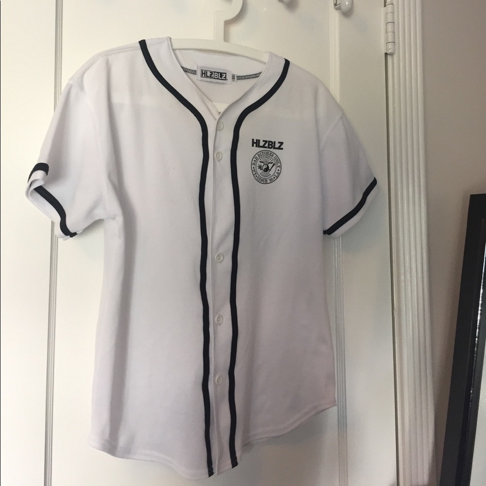 HLZBLZ White and Black Jersey