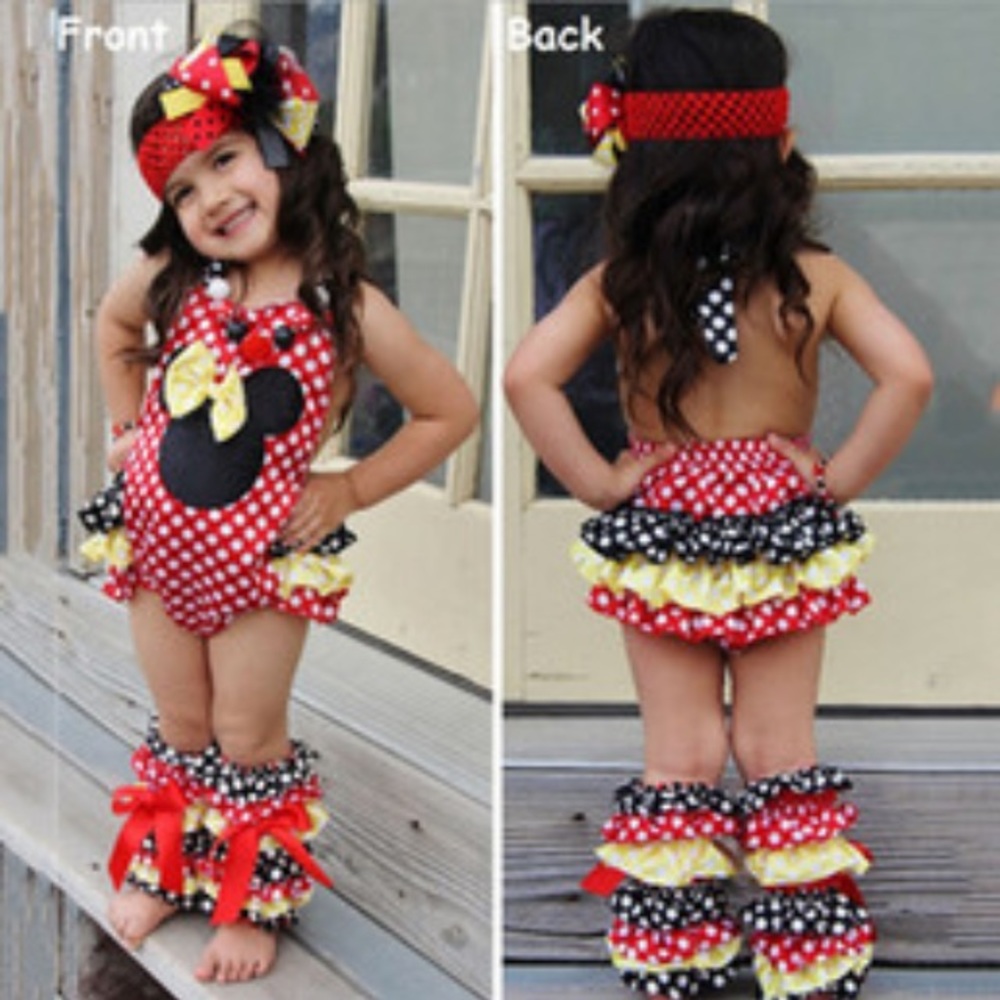 Minnie Mouse Jumpsuit Summer Fun! Disney inspired