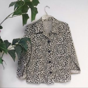 Vintage cheetah print shirt
