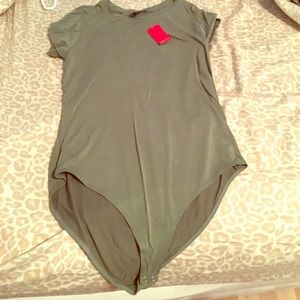 Army green bodysuit