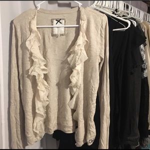 Tan gilly hicks sweater