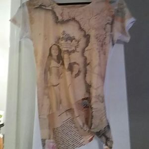 Florida postcard shirt new w/o tag