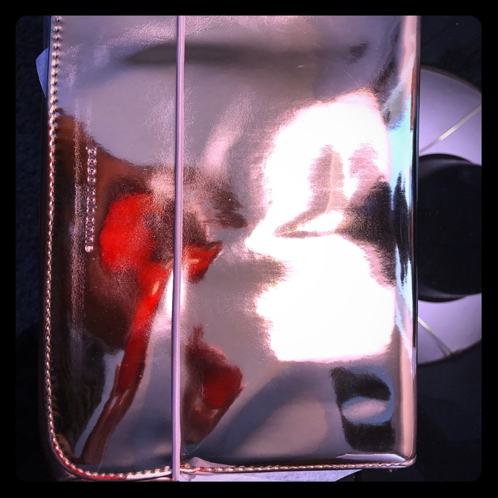 Pink metallic Paco Rabanne Make up Pouch.💗