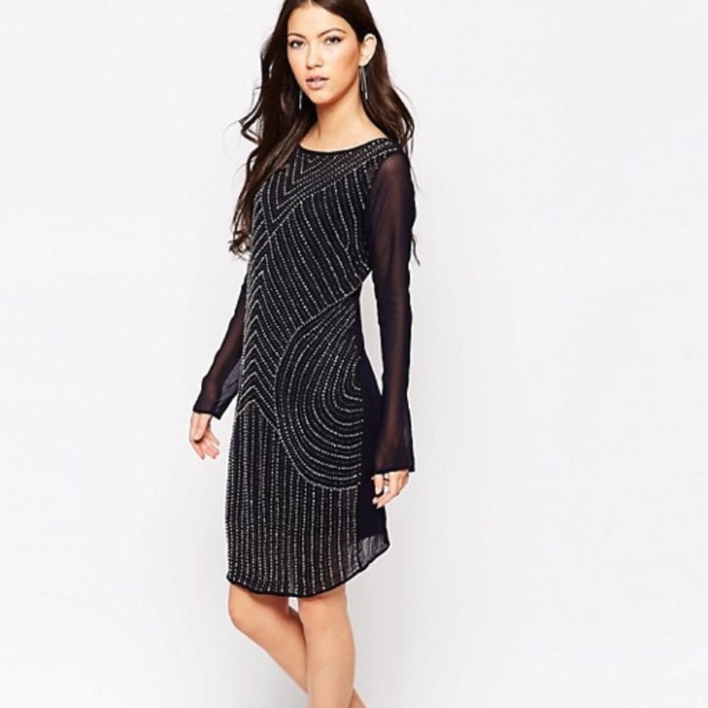 Embellished Shift Dress