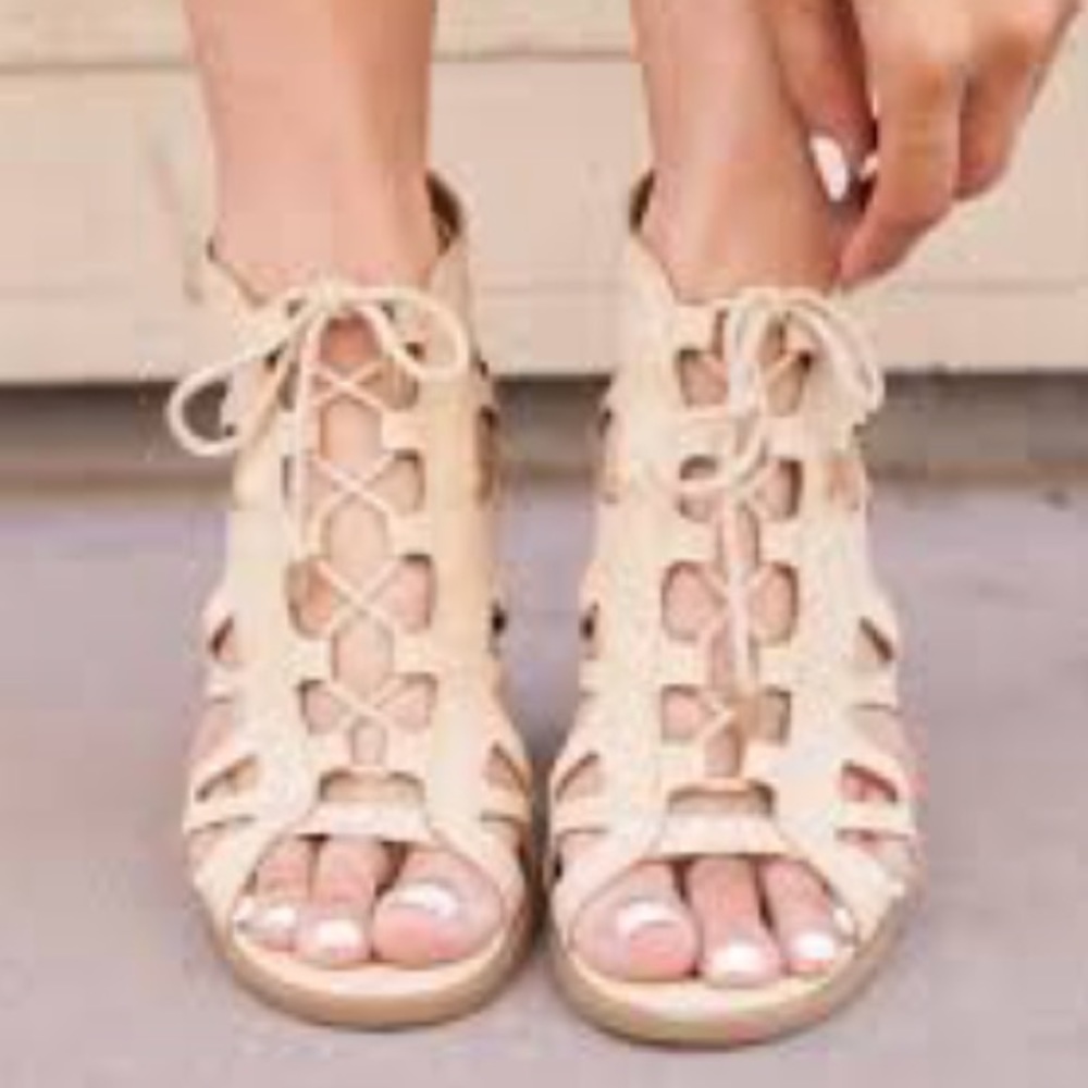 Call It Spring Laser Cut Heels