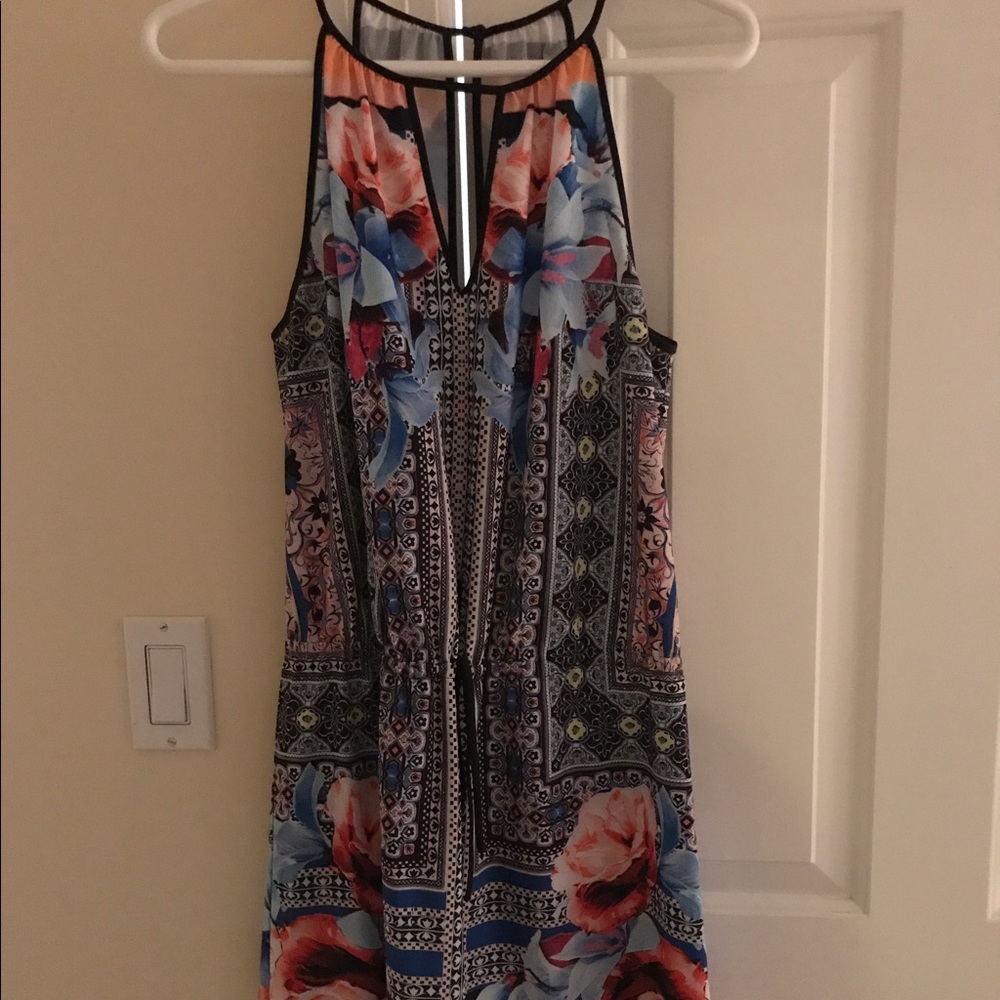 Clover Canyon Floral Silk Dress.