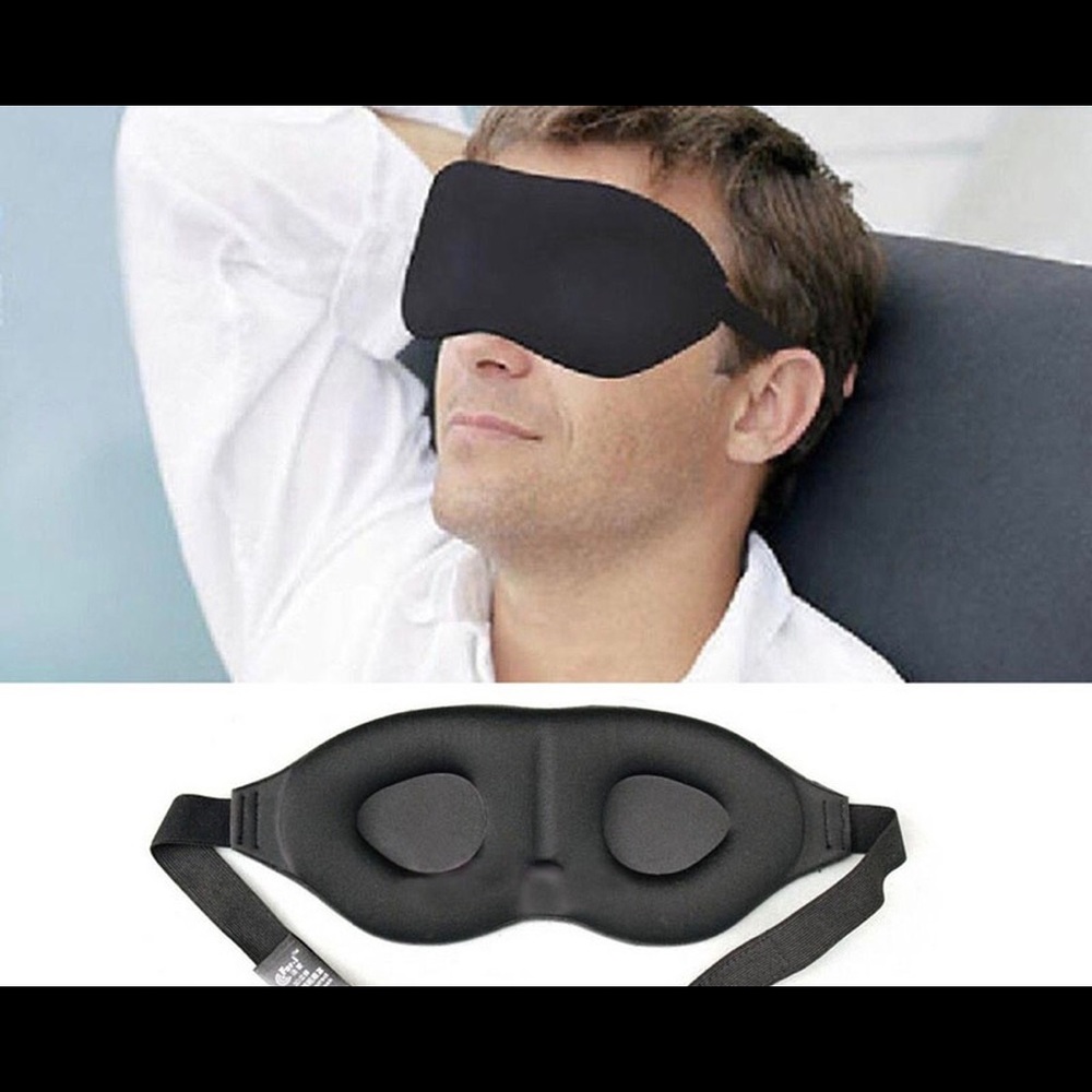 Travel memory sleeping mask sponge goggles