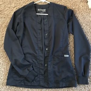 Grey's Anatomy Scrub Jacket in Steel. Barely worn.