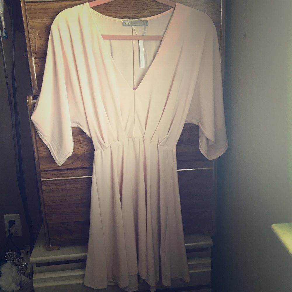 ASOS Kimono plunge mini dress