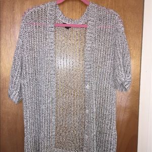 Forever 21 KNITTED/MESH CARDIGAN