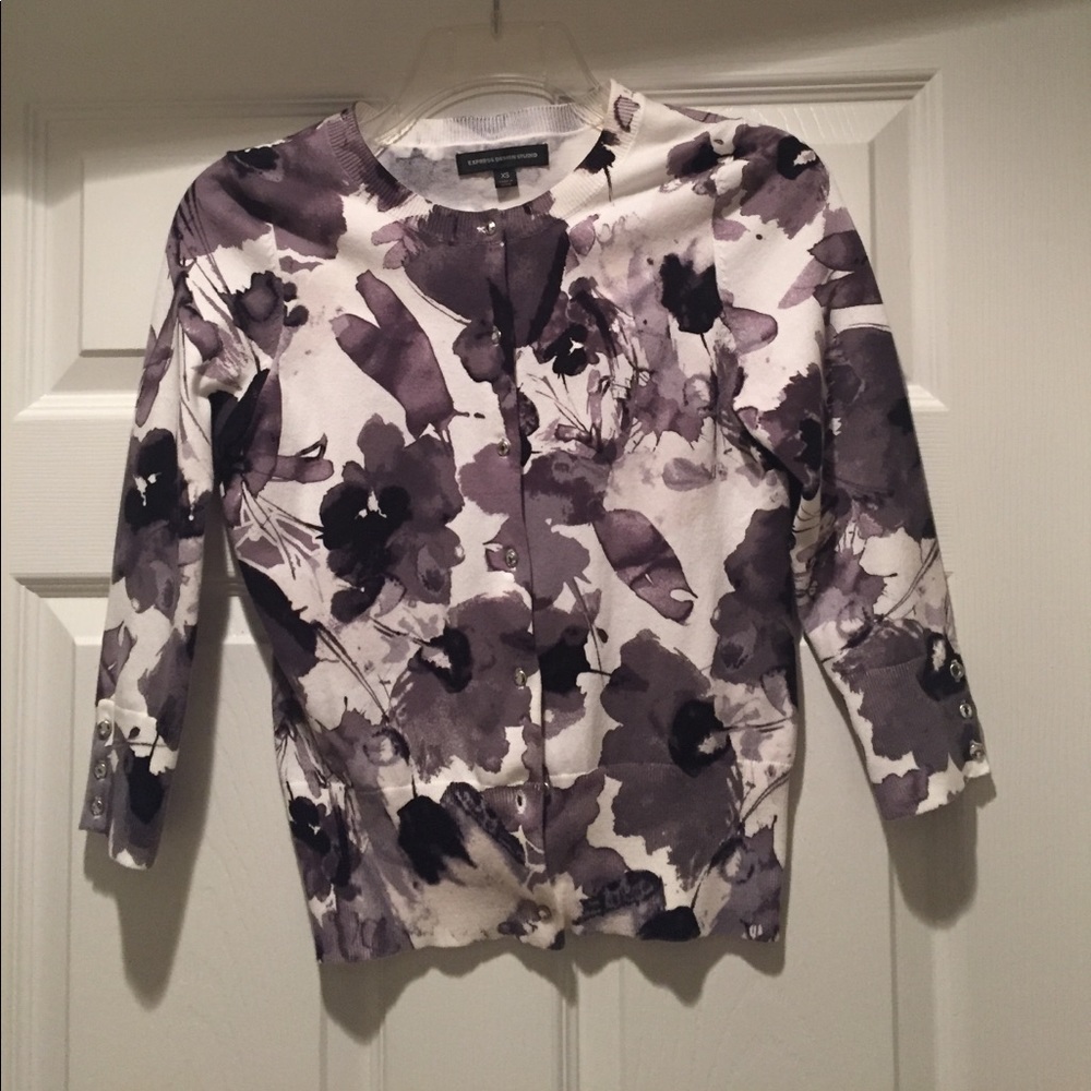 Express cardigan sweater