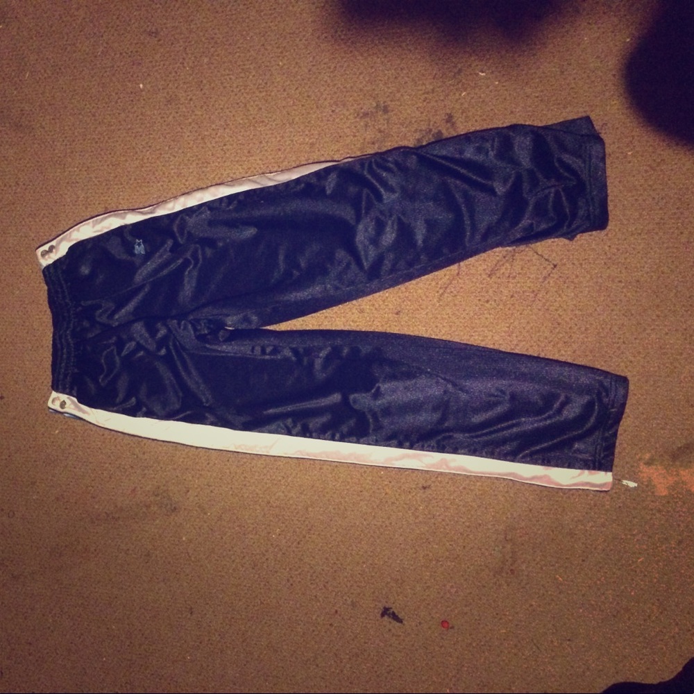 12/14 large boys pants , navy blue and white
