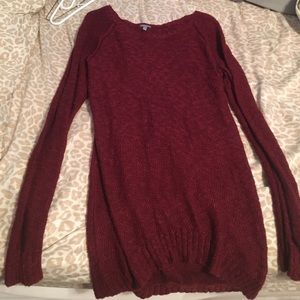 Oversized red sweater!