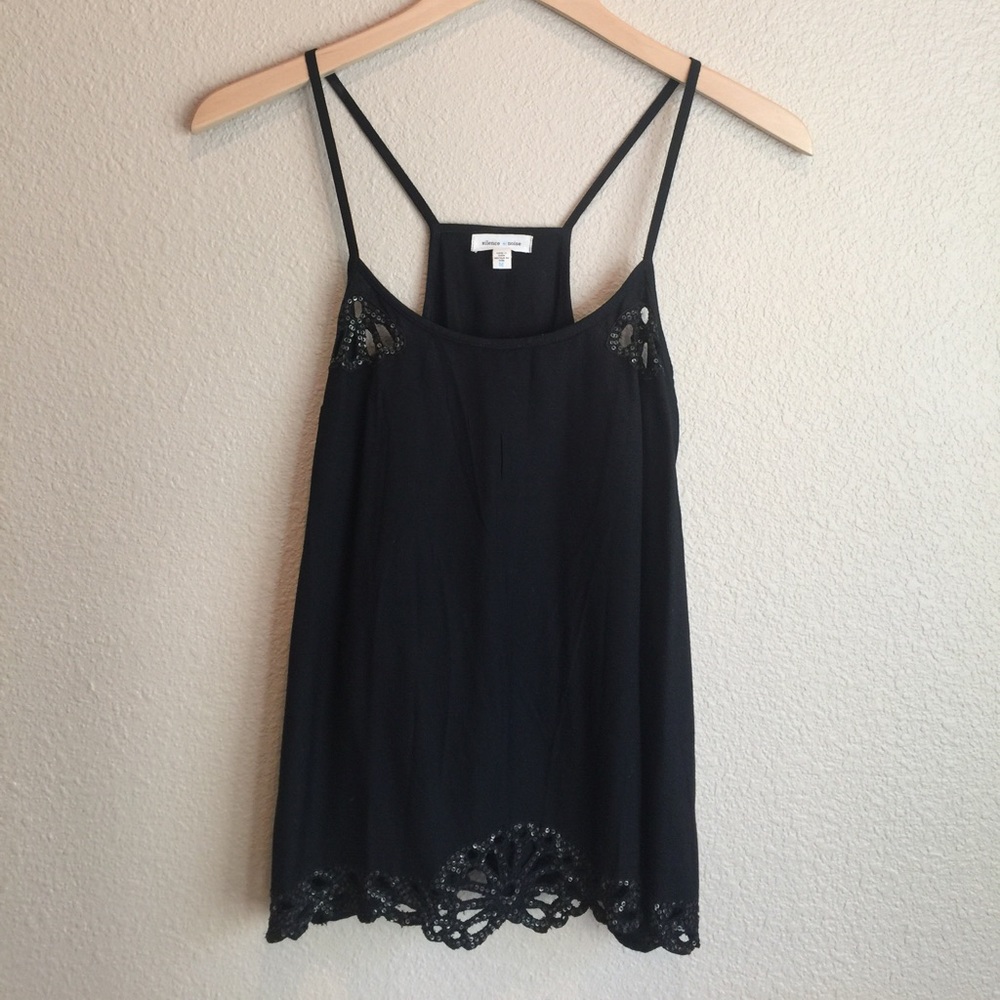 Silence + Noise Tank with Cut-Out Details