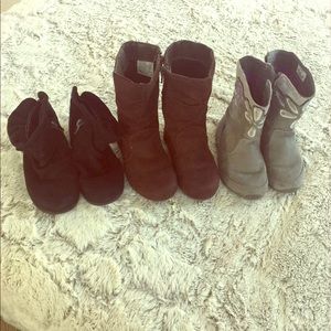 Toddler 8 girl boots bundle