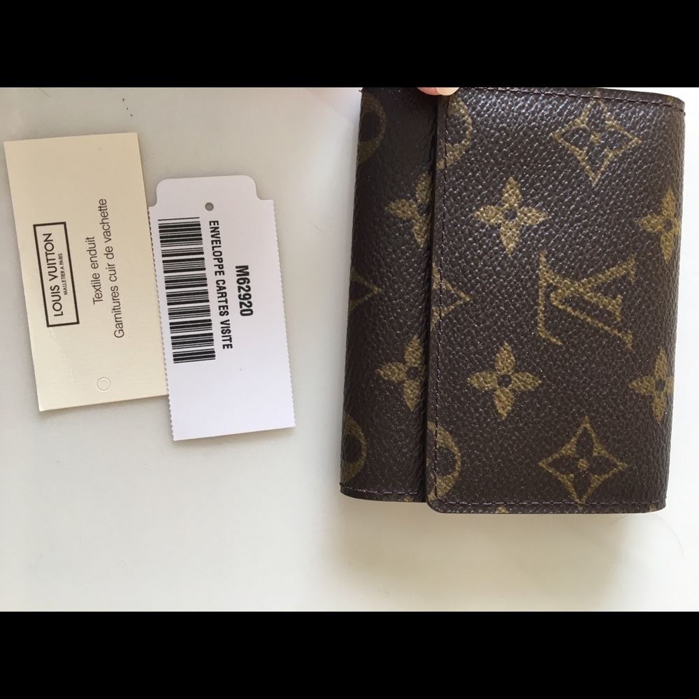 Authentic LV Enveloppe Cartes Visite
