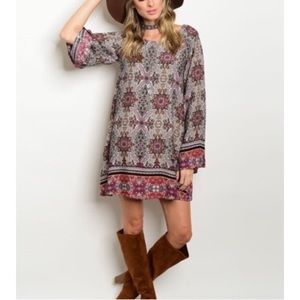 Multi-Colored Hobo Dress 💃