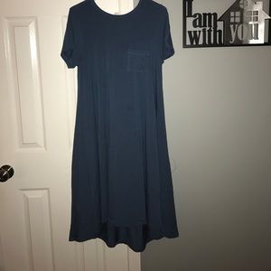 Xs blue Lularoe Carly dress