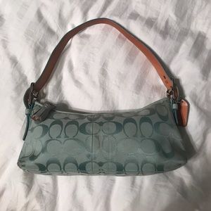 Light Blue Coach Shoulder Bag