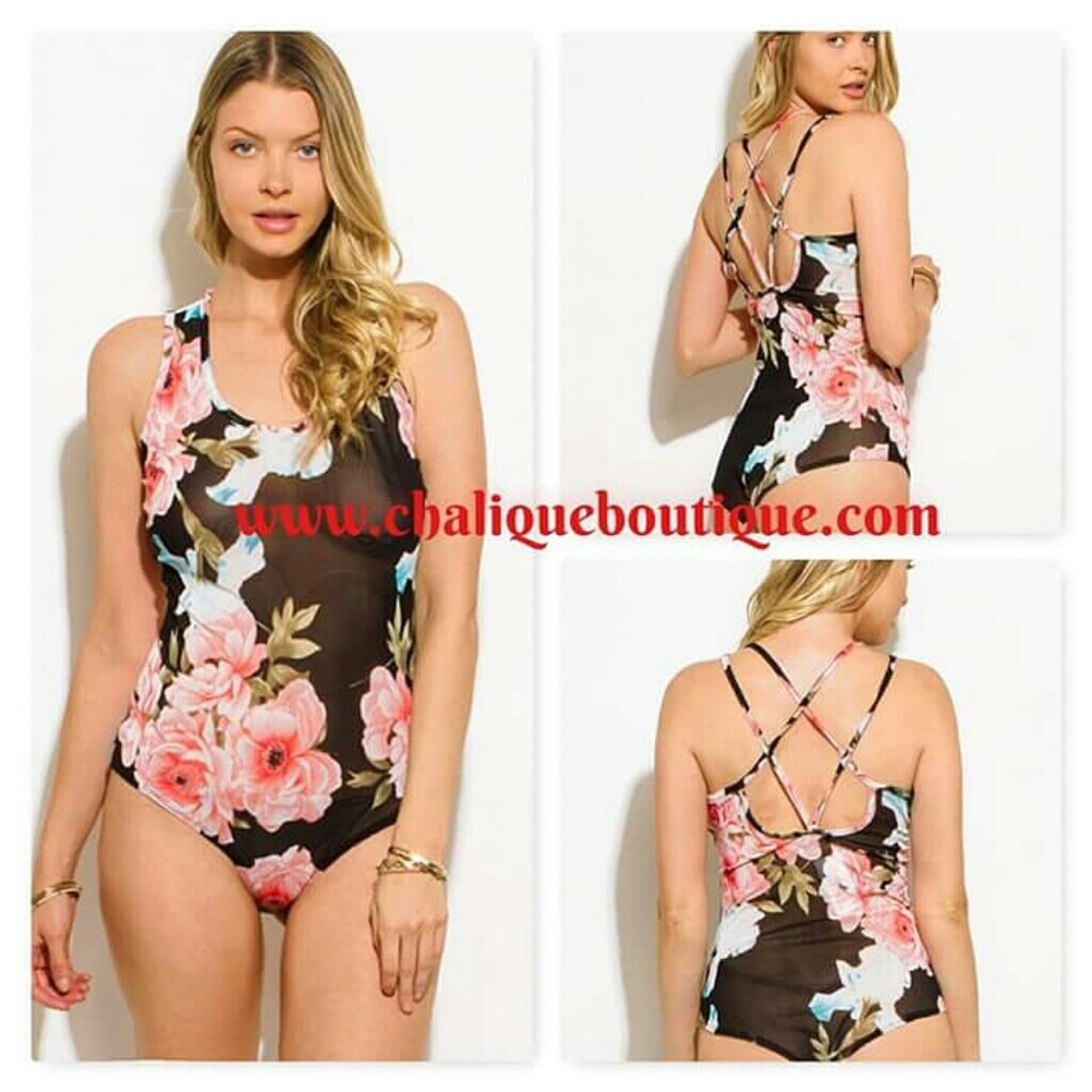 Sheer Floral bodysuit