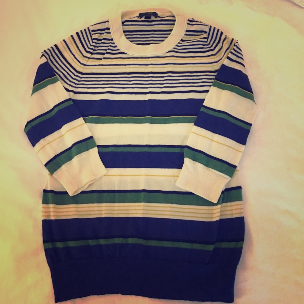 J. Crew Striped Tippi Sweater